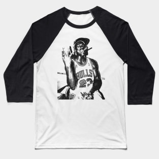 Michael Jordan Vintage Baseball T-Shirt